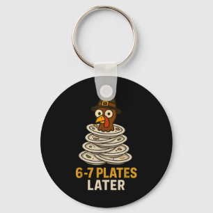 67 Thanksgiving Funny Turkey 6-7 Meme Six Seven Bo Key Ring