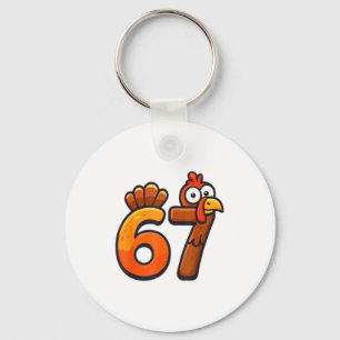 67 Thanksgiving Funny Turkey Thanksgiving 67 Turke Key Ring