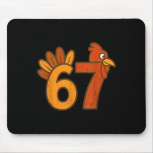 67 Thanksgiving Math Turkey Funny Brainrot Math Te Mouse Pad
