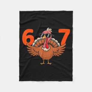 67 Thanksgiving Middle School 6 7  Fleece Blanket