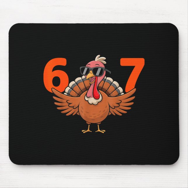 67 Thanksgiving Middle School 6 7  Mouse Pad (Front)