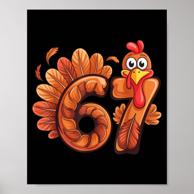 67 Thanksgiving Turkey  Poster (Front)