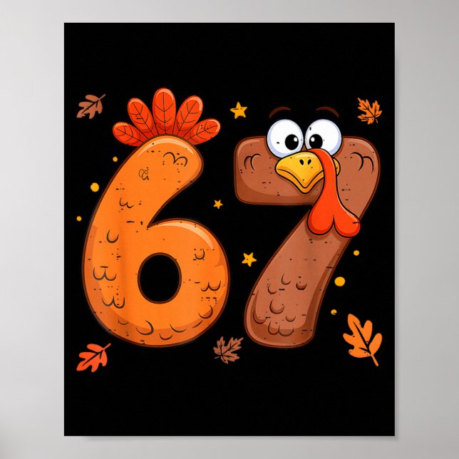 67 Thanksgiving Turkey Turkey  Poster (Front)