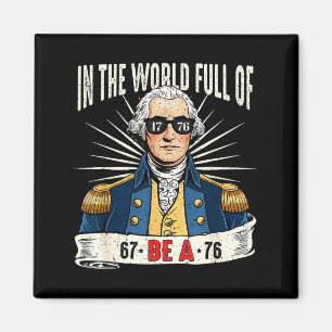 67 To 76 Funny George Washington History Meme  Magnet