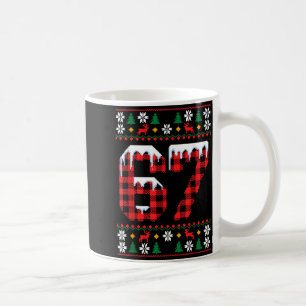 67 Ugly Christmas Flannel Brainrot Design  Coffee Mug