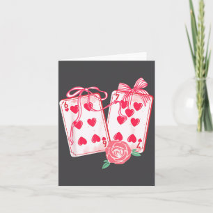 67 Valentine Mahjong Funny Six Seven Meme Coquette Thank You Card