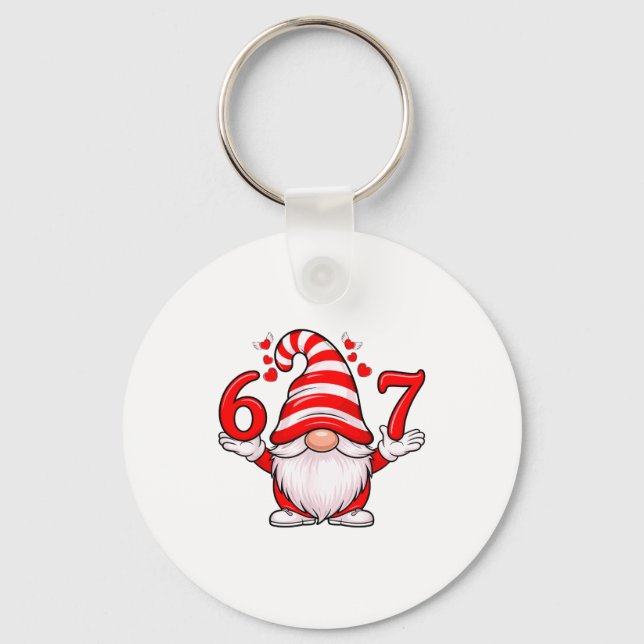 67 Valentines Cool Valentine Day Shirts For 6 7 Sh Key Ring (Front)