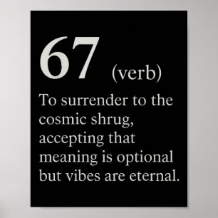 67 Verb Definition Meme Funny Internet Joke Trendi Poster