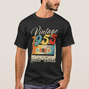67 Years Old Vintage 1955 Cassette Tape Retro 67Th T-Shirt
