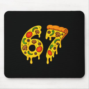 67 Zza Meme Funny Six Seven Gen Alpha Slang Kids D Mouse Pad