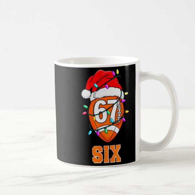 67endy Xmas Football – Six &amp; Seven Matching Co Coffee Mug (Right)