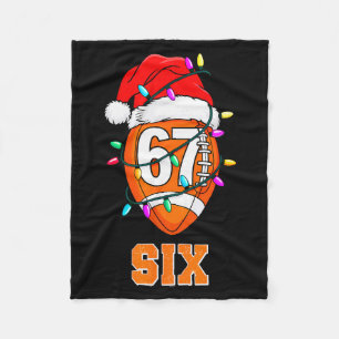 67endy Xmas Football – Six & Seven Matching Co Fleece Blanket