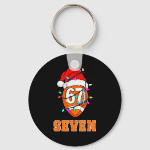 67endy Xmas Football – Six & Seven Matching Co Key Ring