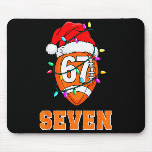 67endy Xmas Football – Six & Seven Matching Co Mouse Pad