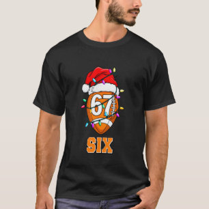 67ENDY Xmas Football Six & Seven Matching Couple 6 T-Shirt
