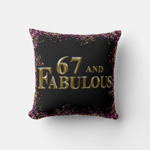 67th Birthday  Cushion