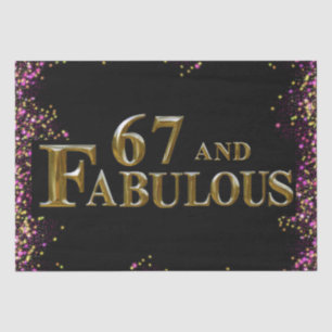 67th Birthday  Tissue Paper