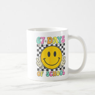 67th Day Of School 100th Day Teacher Kids Six Seve Coffee Mug