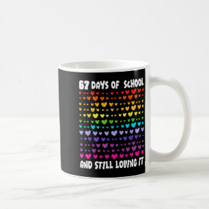 67th Day Of School 67 Days Smarter Six Seven Teach Coffee Mug