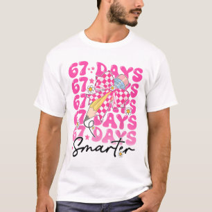 67th Day Of School 67 Days Smarter Teacher Student T-Shirt