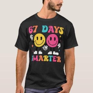 67Th Day Of School 67 Days Smarter Teacher Student T-Shirt
