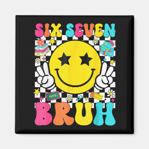 67th Day Of School Shirt 67 Days Smarter Smile Fac Magnet