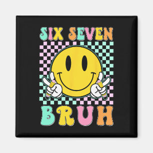67th Day Of School Shirt Six Seven Bruh Teacher Bo Magnet
