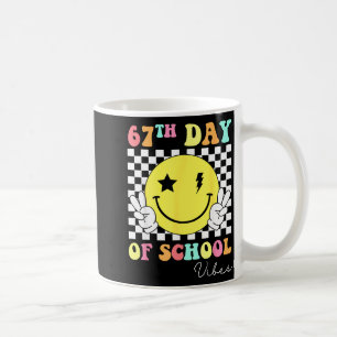 67th Day Of School Smile Face 67 Six Seven Meme Gi Coffee Mug