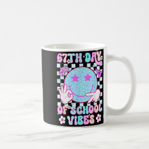 67th Day Of School Vibes 67 Meme Cute Smile Face T Coffee Mug