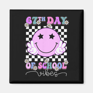 67th Day Of School Vibes Funny Six Seven 67 Meme S Magnet
