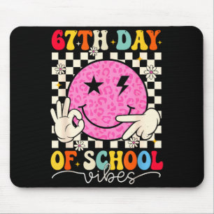 67th Day Of School Vibes Funny Six Seven 67 Meme S Mouse Pad