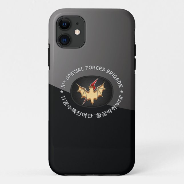 [68] 11th SF BDE Patch Special Edition Case-Mate iPhone Case (Back)
