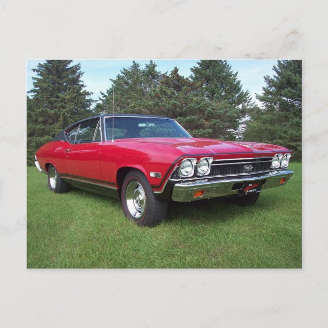 68' Chevelle SS  Postcard (Front)
