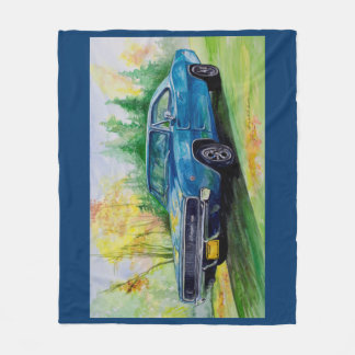 68 Dodge Charger Fleece Blanket