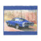 68 Dodge Charger Rear View Fleece Blanket
