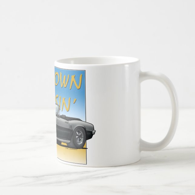 68 Firebird black convertible Coffee Mug (Right)
