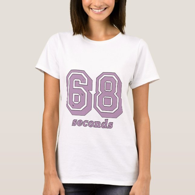 68 Seconds Pink Tee (Front)