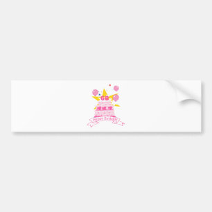 68 Year Old Birthday Cake Bumper Sticker