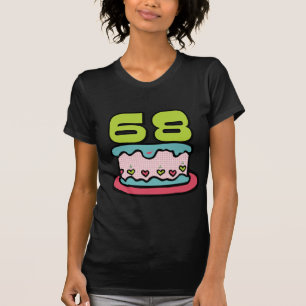 68 Year Old Birthday Cake T-Shirt