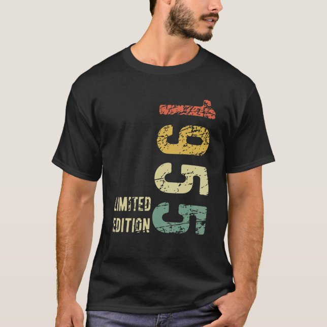 68 Years Old  1955  Retro 68th Birthday T-Shirt (Front)