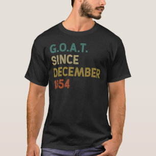 68th Birthday 68 Years Old Goat Since December 195 T-Shirt