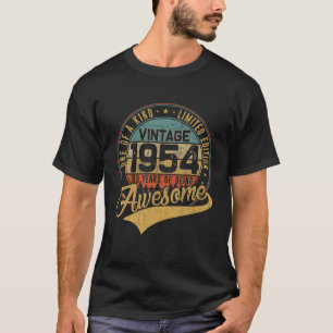 68Th Birthday Decorations Distressed Vintage 1954 T-Shirt