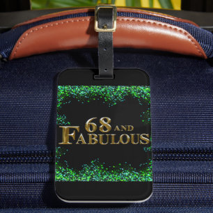 68th Birthday Luggage Tag