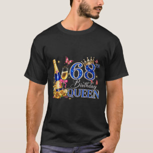 68th Birthday Queen 68 and Fabulous 68 Years Old T-Shirt