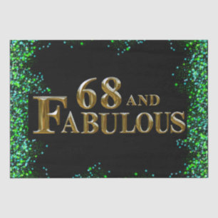 68th Birthday Tissue Paper