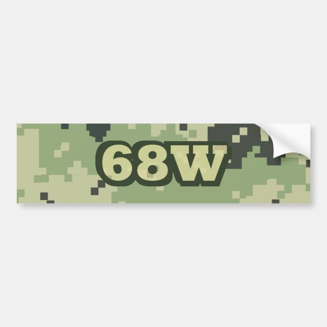 68W BUMPER STICKER (Front)