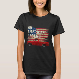 69 1969 1970 70 C10 Truck American Flag Legend  T-Shirt