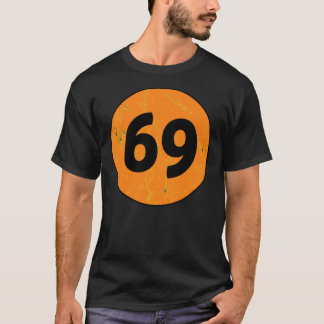 69 1969 ROUND DISTRESSED LOGO SUMMER OF LOVE RACIN T-Shirt