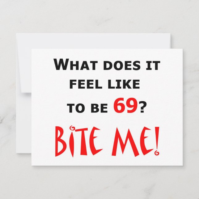 69 Bite Me! (Front)
