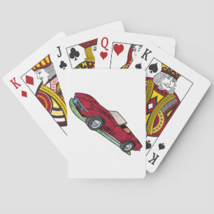 69 Corvette Sting Ray Roadster Playing Cards